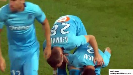Valere Germain Goal - Strasbourg 0 - 1 Marseille (Full Replay)