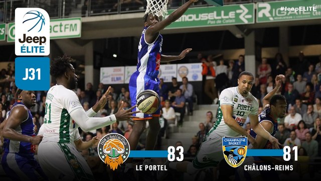 Jeep® ÉLITE : Le Portel vs Châlons-Reims (J31)