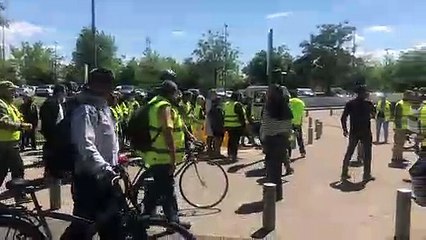 Avignon : les gilets jaunes réunis au centre hospitalier