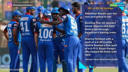 IPL 2019 DC vs RR Highlights: Delhi beat Rajasthan by 5 wickets to go second on the points table