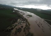 Karasu Nehri Taştı, Tarım Arazileri Sular Altında Kaldı
