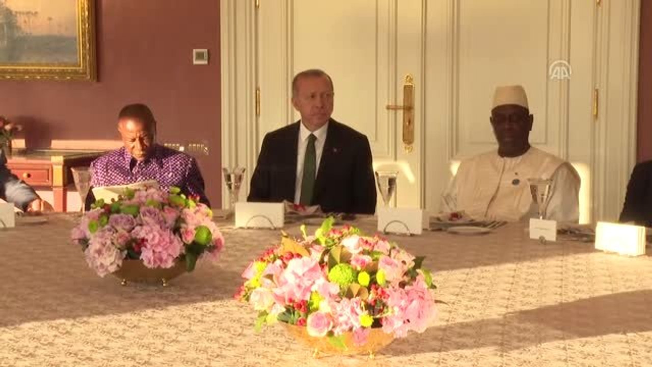 Cumhurbaşkanı Erdoğan, Misafir Devlet ve Hükümet Başkanları ile Yabancı Konukları Onuruna Akşam...