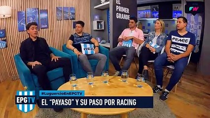 Lugüercio cuenta lo que significa jugar en Racing