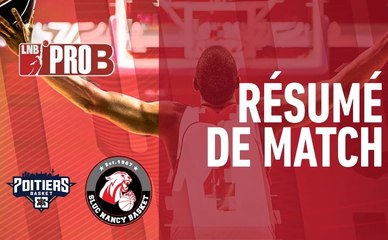 PRO B : Poitiers vs Nancy (J30)