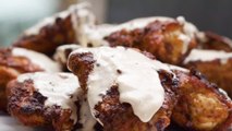BBQ&A - Grilled Chicken Thighs with Alabama White Sauce