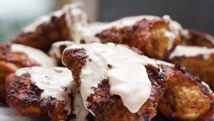 BBQ&A - Grilled Chicken Thighs with Alabama White Sauce