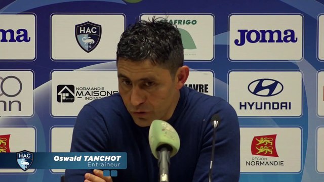 Après HAC - GFC Ajaccio (2-2), réaction d'Oswald Tanchot