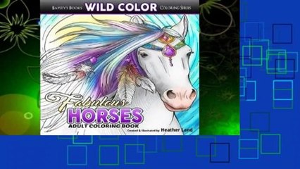 Full E-book  Fabulous Horses: Adult Coloring Book  For Kindle