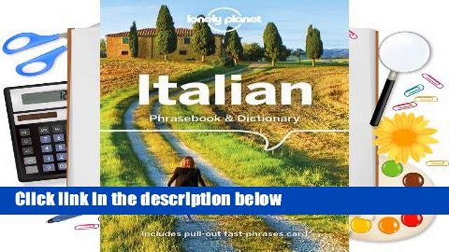 R.E.A.D Lonely Planet Italian Phrasebook Dictionary D.O.W.N.L.O.A.D