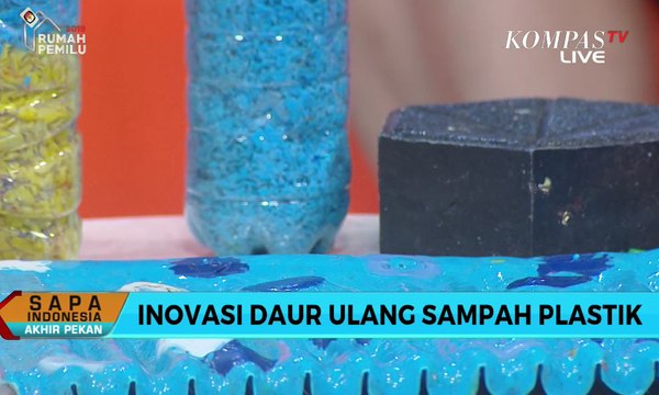 Inovasi Daur Ulang Sampah Plastik Jadi “Paving Block”