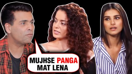 Karan Johar ANGRY With Tara Sutaria For Praising Kangana Ranaut?
