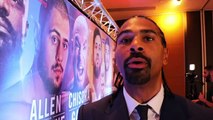 I TOLD EDDIE HEARN, I WANT CHISORA TO FIGHT JOSHUA! -DAVID HAYE /MILLER PAYING PRICE FOR FAILED TEST