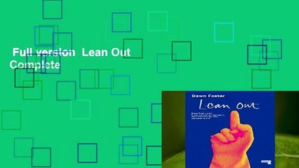Full version  Lean Out Complete