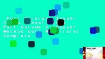Full Version  Suzuki Cello School Cello Part Volume 4 (Suzuki Method Core Materials) Complete
