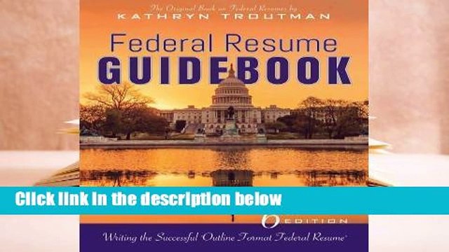 About For Books Federal Resume Guidebook: Writing the Successful Outline Format Federal Resume