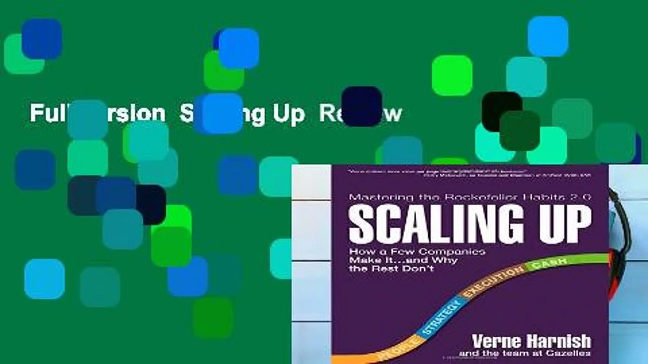 Full version  Scaling Up  Review
