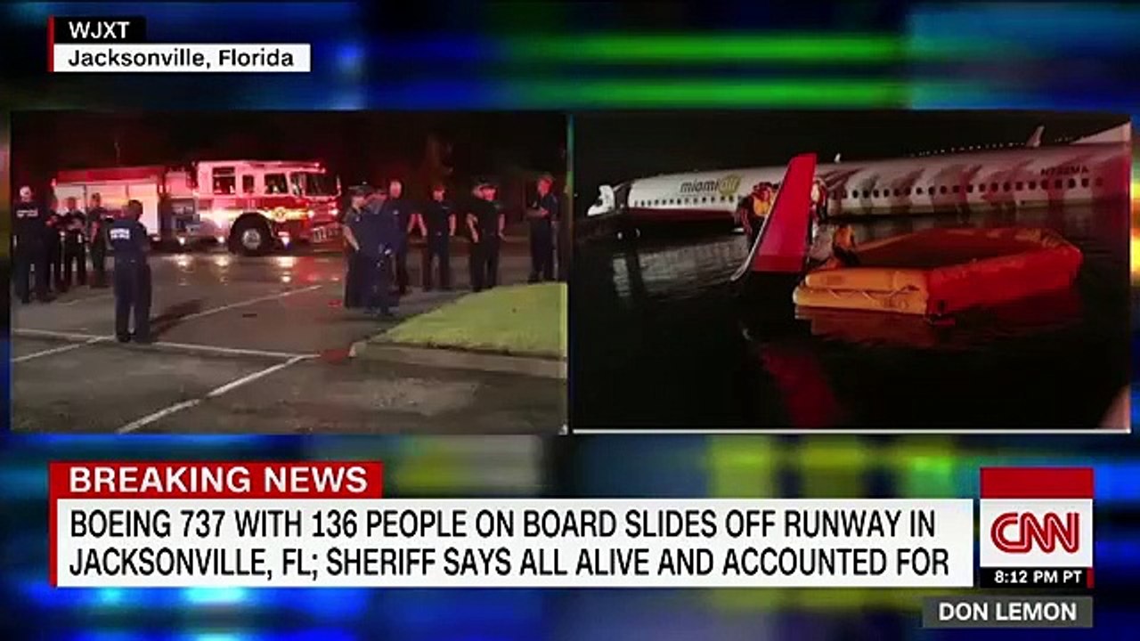 Un Boeing 737 transportant 143 personnes a manqué cette nuit son atterrissage en Floride et a terminé sa course dans un fleuve