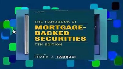 Full E-book  The Handbook of Mortgage-Backed Securities, 7th Edition  For Kindle