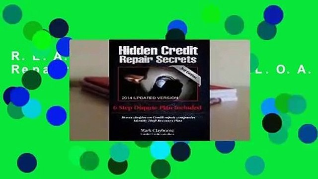 R.E.A.D Hidden Credit Repair Secrets D.O.W.N.L.O.A.D