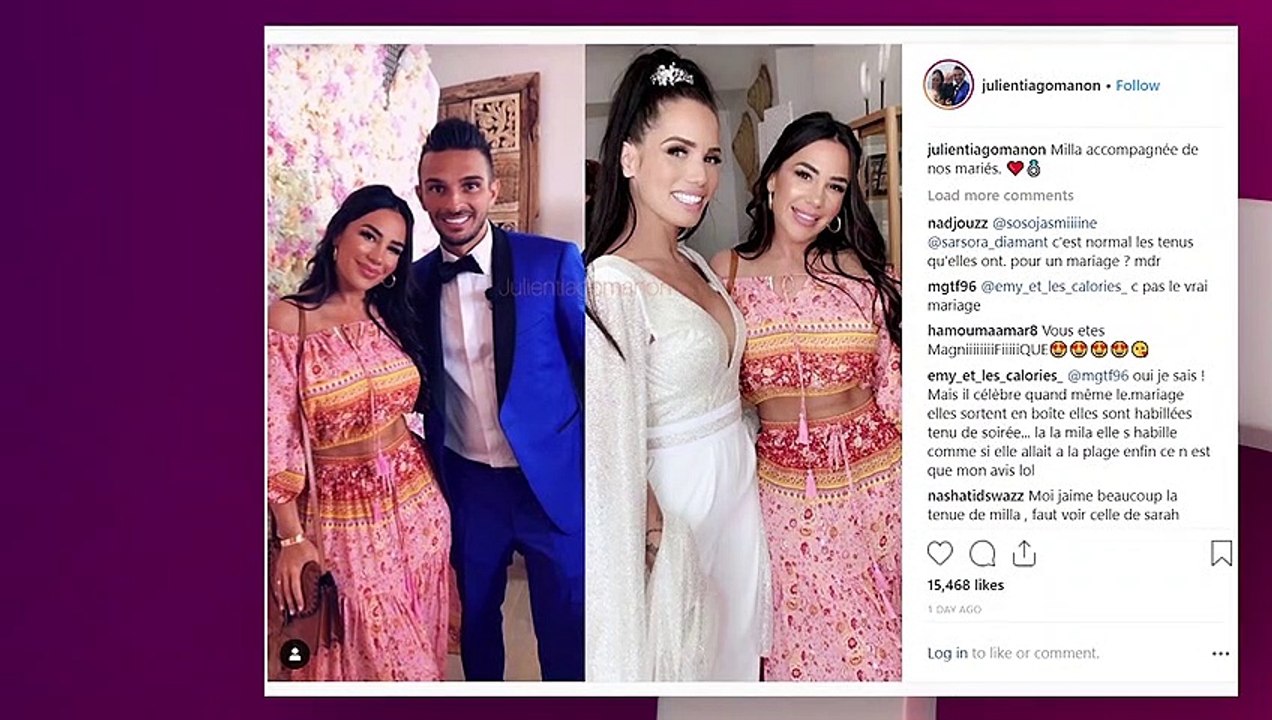 Milla Jasmine : très critiquée pour son look lors du mariage de Manon et Julien
