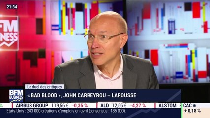 Le duel des critiques: John Carreyrou VS Niall Ferguson - 03/05