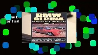 Online BMW Alpina Performance Portfolio 1988-1998  For Trial