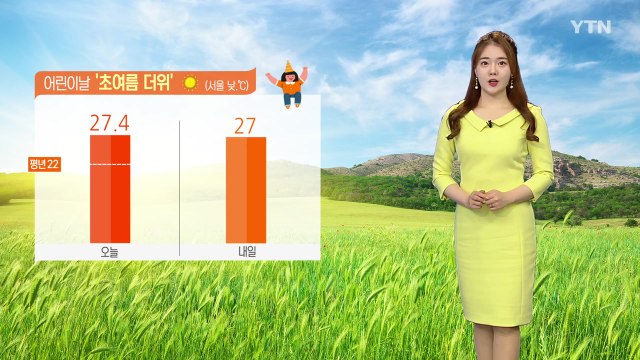 [날씨] '어린이날' 초여름 더위...미세먼지 주의 / YTN
