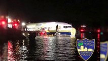 Les premières images d'un Boeing 737 qui finit son atterrissage dans un fleuve en Floride