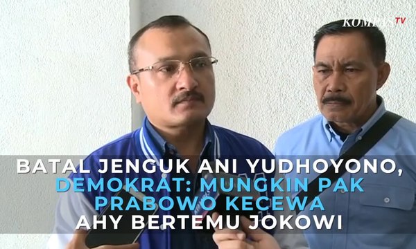 Batal Jenguk Ani Yudhoyono, Demokrat: Mungkin Pak Prabowo Kecewa AHY Bertemu Jokowi