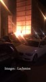 Impressionnant incendie à Dijon dans la nuit du 3 au 4 mai 2019