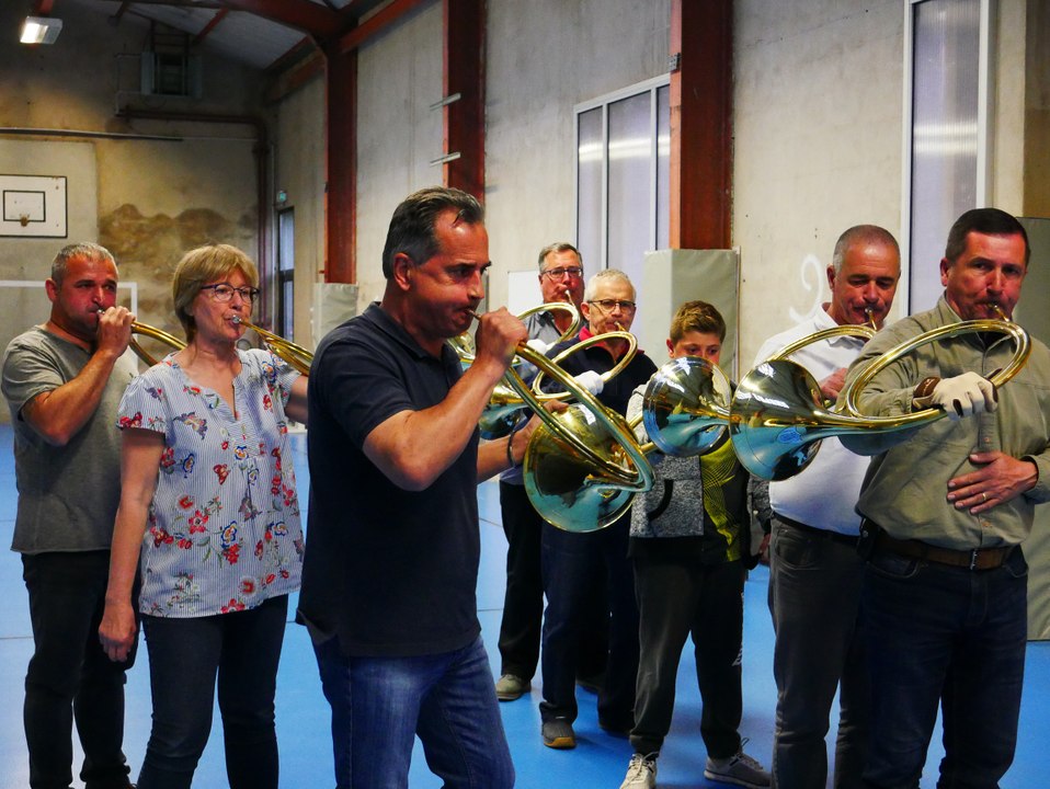 Trompes de chasse à Mercurey