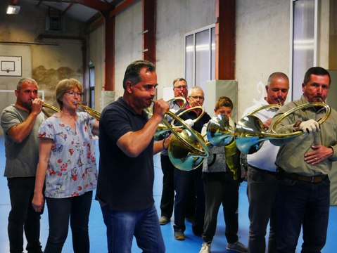 Trompes de chasse à Mercurey