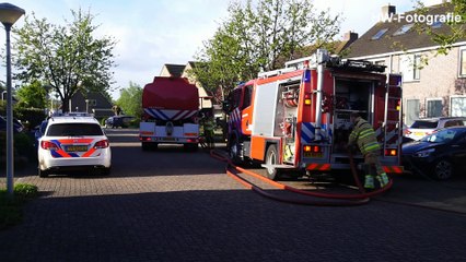 Brand in slaapkamer van woning aan Weesboom