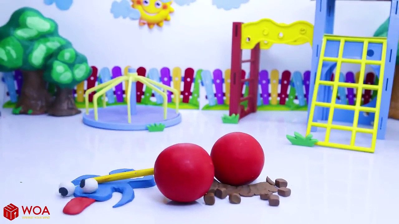 WHERE IS TINY? CLAY MIXER SURPRISE CHEST  Animation Cartoons Play Doh