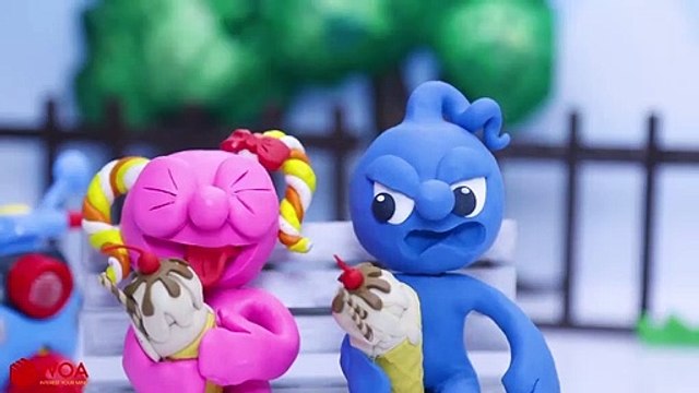 CLAY MIXER BABY DRAGON TRAINING Stop Motion Cartoons Animation