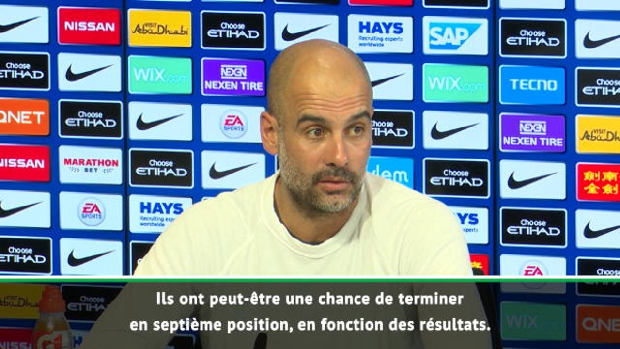 37e j. - Guardiola : "Leicester ne vient pas ici en vacances"
