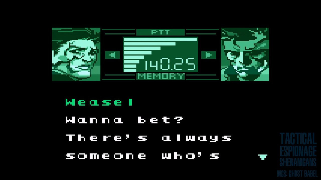 Tactical Espionage Shenanigans | Metal Gear Solid: Ghost Babel Part 3: Sergeant Exposition