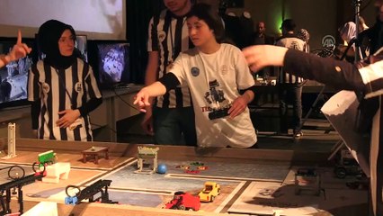 Robotlar kodlanarak yarıştı - ERZURUM