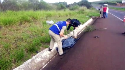 Homem morre atropelado na BR-467, em Cascavel