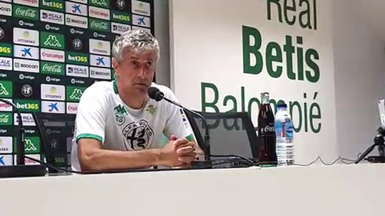 Setién y las opciones del Betis en el final de la temporada