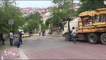 Kağıthane'de Doğal Gaz Boruları Yola Düştü
