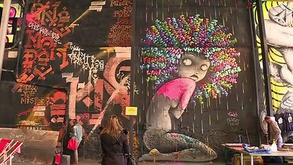 Street artists make their mark at Lyon festival