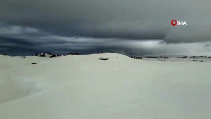 Antalya’da Mayıs ayında 2,5 metrelik kar manzarası