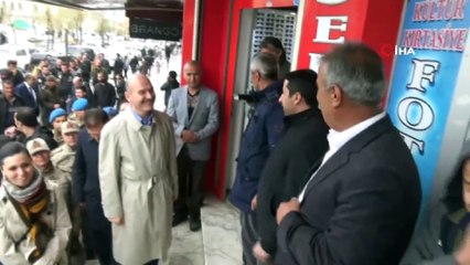 Bakan Soylu’dan Esnaf Ziyareti