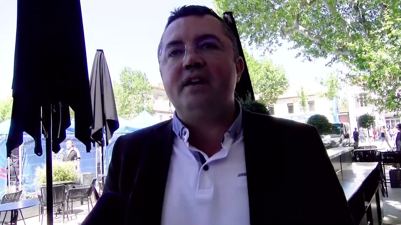 Eric Boullier directeur de l'écurie Renault F1 au roadshow à Salon