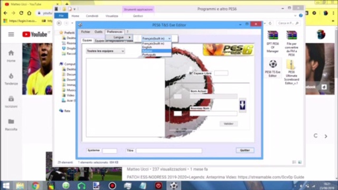 Tutorial PES6 - PES6_T&S_Exe_Editor_V1.0