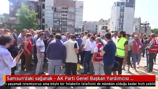 Samsun'daki sağanak - AK Parti Genel Başkan Yardımcısı Çiğdem Karaaslan