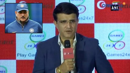 Скачать видео: Sourav Ganguly Wishes Good Luck To Ravi Shastri For Coming Tournaments || Oneindia Telugu