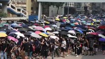 Protestocular tekrar yollarda - HONG KONG