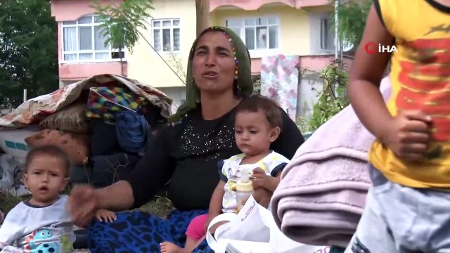 Fındık işçileri sağanak yağış sonrası yaralarını sarıyor...Bölgenin son hali havadan görüntülendi